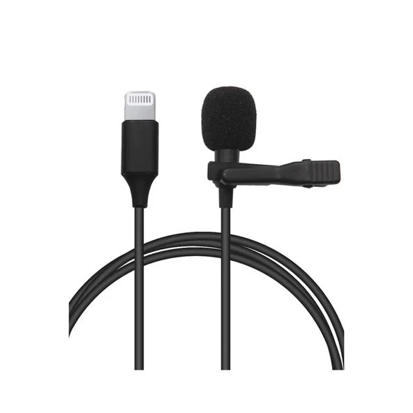 Lightning 2 Metre Double Mikrofon - Siyah ürün görseli 1