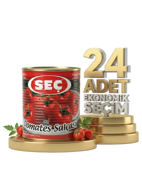 Seç Domates Salçası 24x830 Gr - Resim 2