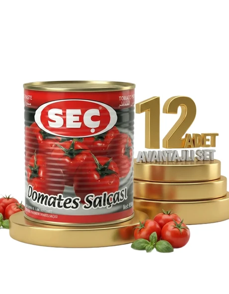 Seç Domates Salçası 12x830 Gr - Resim 2