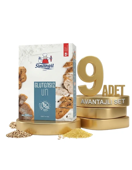 Sinangil Glutensiz Un 9x500 Gr - Resim 2