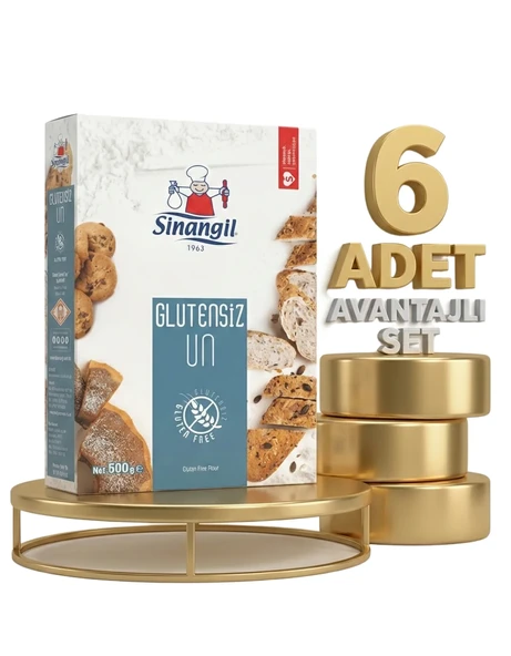 Sinangil Glutensiz Un 6x500 Gr - Resim 2