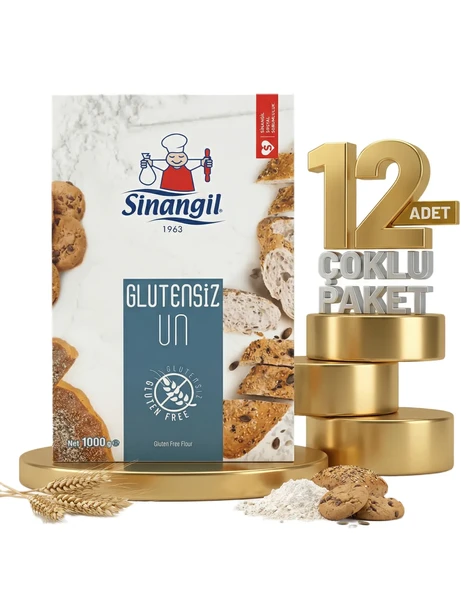 Sinangil Glutensiz Un 12x1 Kg - Resim 2
