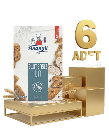 Sinangil Glutensiz Un 6x1 Kg - Resim 2