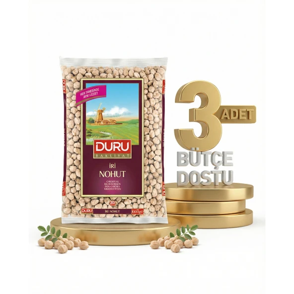 Duru İri Nohut 3x1 Kg ürün görseli 1