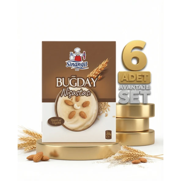 Sinangil Buğday Nişastası 6x200 Gr ürün görseli 1
