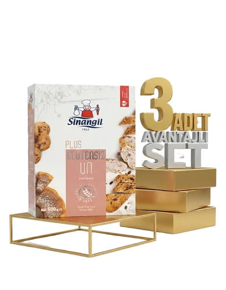 Sinangil Plus Glutensiz Un 3x500 Gr - Resim 2