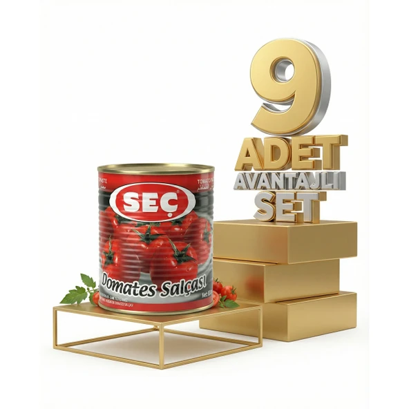 Seç Domates Salçası 9x830 Gr ürün görseli 1