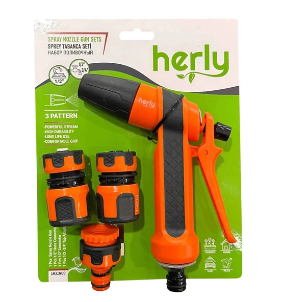 Herly HL2202 Sulama Sprey Tabanca Seti 3 Fonksiyonlu ürün görseli 1