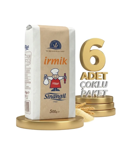 Sinangil İrmik 6x500 Gr ürün görseli 1