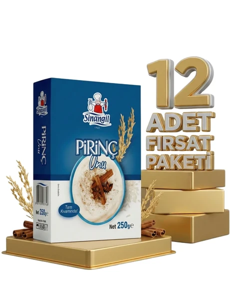 Sinangil Pirinç Unu 12x250 Gr - Resim 2