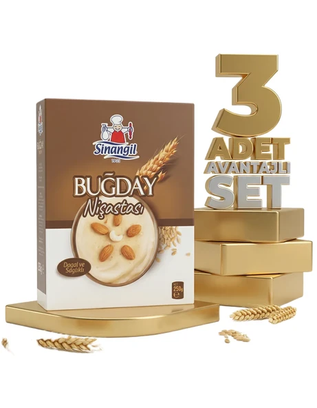 Sinangil Buğday Nişastası 3x200 Gr - Resim 2