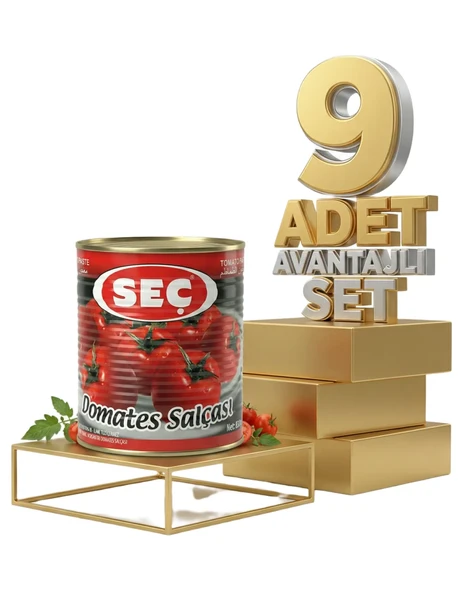 Seç Domates Salçası 9x830 Gr - Resim 2