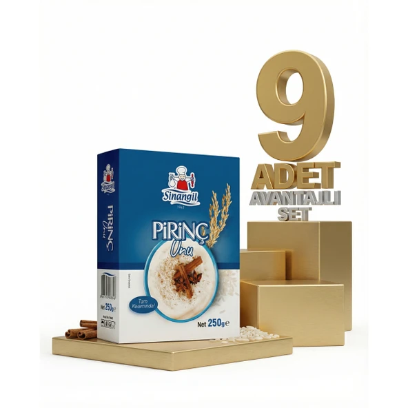 Sinangil Pirinç Unu 9x250 Gr ürün görseli 1