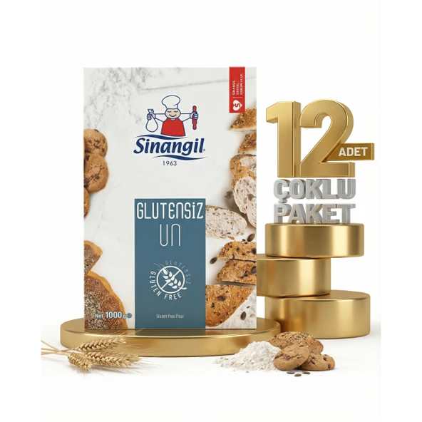 Sinangil Glutensiz Un 12x1 Kg ürün görseli 1