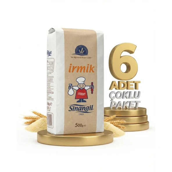 Sinangil İrmik 6x500 Gr - Resim 2