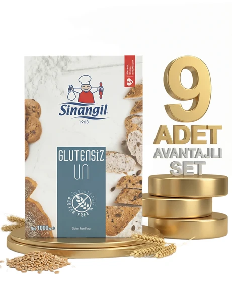 Sinangil Glutensiz Un 9x1 Kg - Resim 2