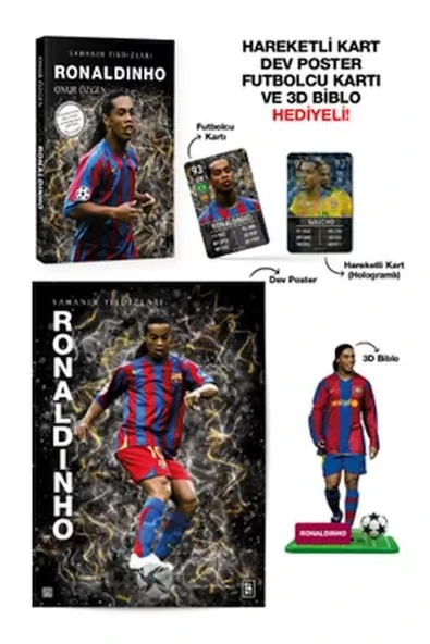 Ronaldinho - Sahanın Yıldızları - 3D Biblo Hediyeli! ürün görseli 1