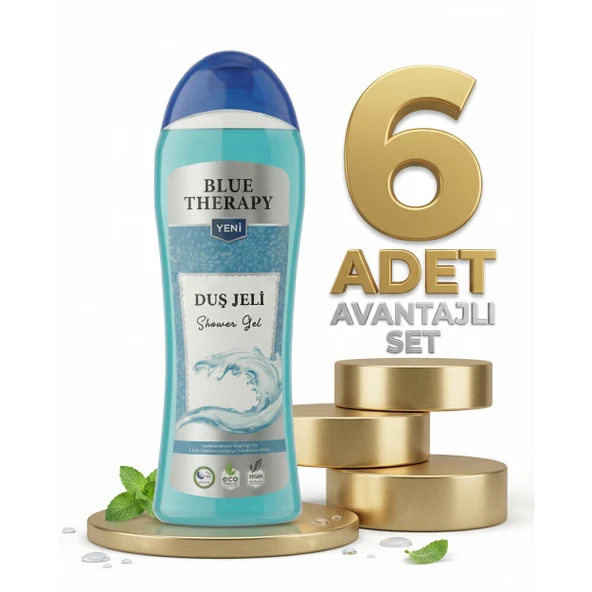 Worldchem Mavi Terapi Duş Jeli 6x700 Ml ürün görseli 1