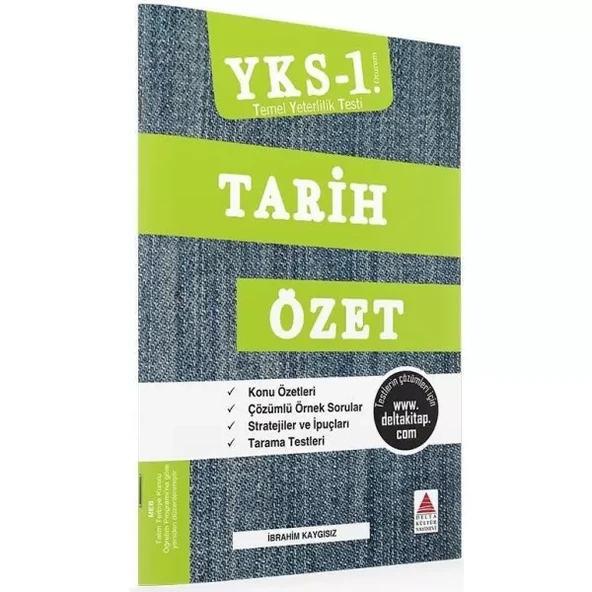 Delta Kültür YKS 1. Oturum Tarih Özet (TYT) ürün görseli 1