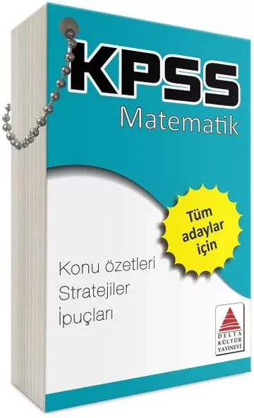 Delta Kültür KPSS Matematik Strateji Kartları ürün görseli 1
