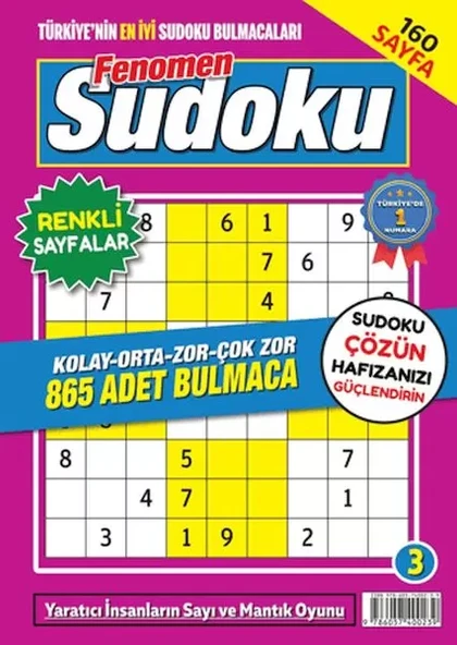 Fenomen Sudoku 3 ürün görseli 1