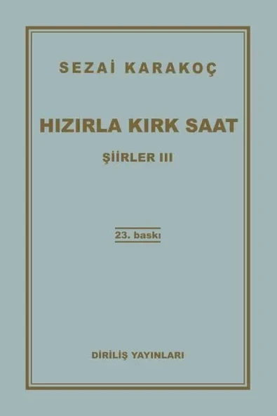 Şiirler 3 - Hızırla Kırk Saat ürün görseli 1