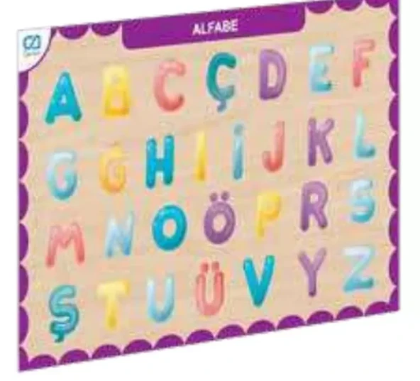 Ahşap Alfabe Eğitici Set ürün görseli 1