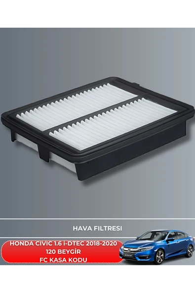 HONDA CIVIC 1.6 i-DTEC 2018-2019-2020 120 BEYGİR HAVA YAĞ POLEN FİLTRE SETİ(YAĞSIZ) ürün görseli 1
