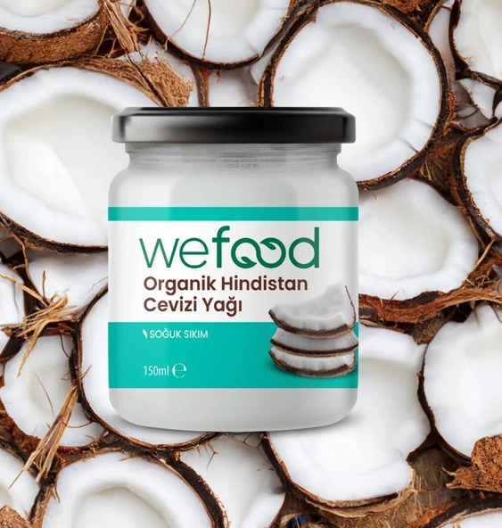 Wefood Organik Hindistan Cevizi Yağı 150 ml ürün görseli 1