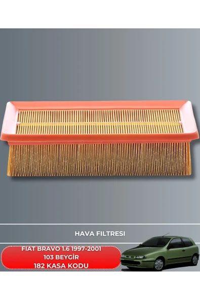 FIAT BRAVO 1.6 1997-1998-1999-2001 103 BEYGİR FİLTRE BAKIM SETİ YAGSIZ ürün görseli 1