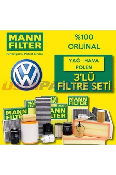 VW Jetta 1.4 TSI CAV Benzinli SERVİS Filtre Bakım Seti 2010-2015 ürün görseli 1
