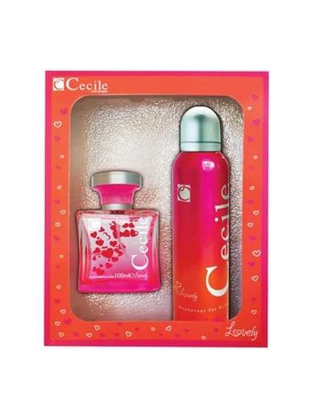 Lovely 100 ML edt+150ml eaude cologne for women ürün görseli 1