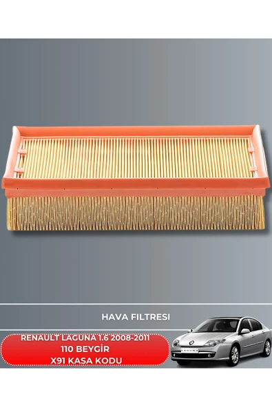 RENAULT LAGUNA 1.6 2008-2009-2010-2011 110 BEYGİR HAVA YAĞ POLEN FİLTRE BAKIM SETİ ürün görseli 1