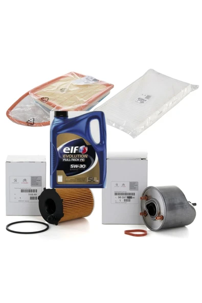 Fultech Fe 5w-30 Dpf 5lt Citroen C4 1.6 Hdı Dizel Kva 68 Manuel 2009.20014 5 Li Set Uyumlu ürün görseli 1