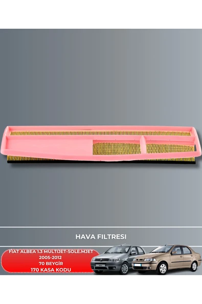 FIAT ALBEA 1.3 MJET-SOLE MULTIJET 2005-2006-2007-2008-2009-2010-2011-2012 70 FİLTRE BAKIM SETİ ürün görseli 1