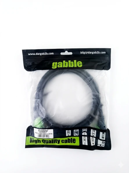 HDMI Kablo Gabble GAB-HOG11 1.5 Metre - Resim 2