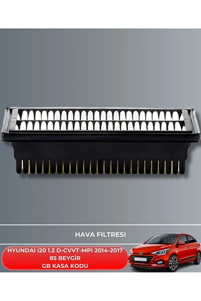 HYUNDAI i20 1.2 D-CVVT - 1.2 MPI 2014-2015-2016-2017 120 BEYGİR HAVA YAĞ POLEN FİLTRE SETİ ürün görseli 1