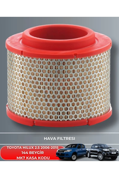 TOYOTA HILUX 2.5 2006-2014 144 HAVA YAĞ POLEN FİLTRE SETİ(YAĞSIZ) ürün görseli 1