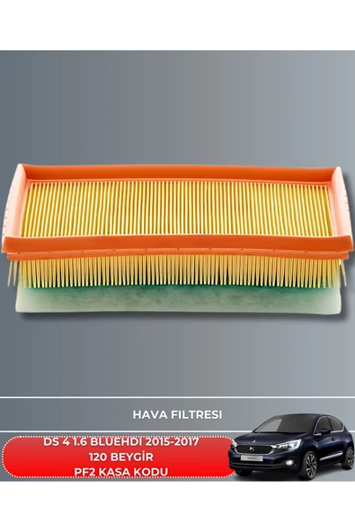 DS 4 1.6 BLUEHDI 2015-2017 120 BEYGİR HAVA YAĞ POLEN FİLTRE SETİ(YAĞSIZ) ürün görseli 1