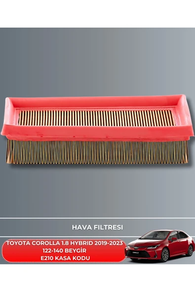 TOYOTA COROLLA 1.8 HYBRID 2019-2020-2021-2022-2023 122-140 BEYGİR HAVA YAĞ POLEN FİLTRE BAKIM SETİ ürün görseli 1
