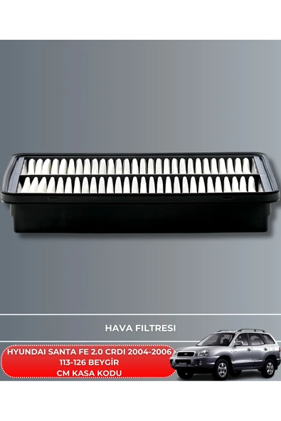 HYUNDAI SANTA FE 2.0 CRDI 2004-2005-2006 113-126 BEYGİR HAVA YAĞ POLEN FİLTRE SETİ ürün görseli 1