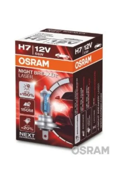 HALOGEN 1 ADET AMPUL H7 12V 55W FAR %150. EKSTRA AYDINLATMALI 64210NL ürün görseli 1