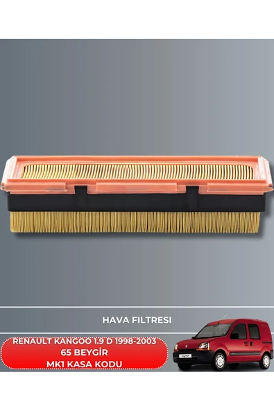 RENAULT KANGOO 1.9 D 1998-1999-2000-2001-2002-2003 65 BEYGİR HAVA YAĞ POLEN FİLTRE BAKIM SETİ ürün görseli 1