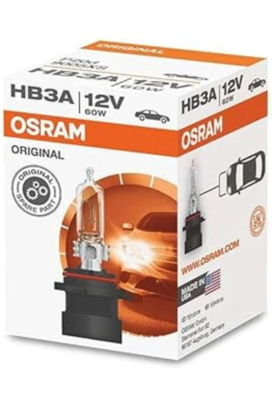 Ampul Hb3A 12V 60W Tek Telli Far Ve Sis 9005Xs ürün görseli 1