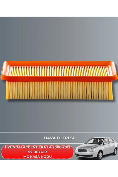 5W30 4LT 2025 ÜRETİM+HYUNDAI ACCENT ERA 1.4 2006-2012 97 BEYGİR HAVA YAĞ POLEN FİLTRE SETİ ürün görseli 1