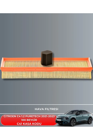 CITROEN C4 1.2 PURETECH 2021-2023 100 BEYGİR HAVA YAĞ POLEN FİLTRE SETİ(YAĞSIZ) ürün görseli 1