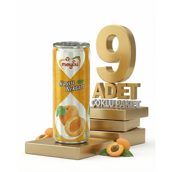 Meysu Kutu Kayısı 9x330 Ml ürün görseli 1