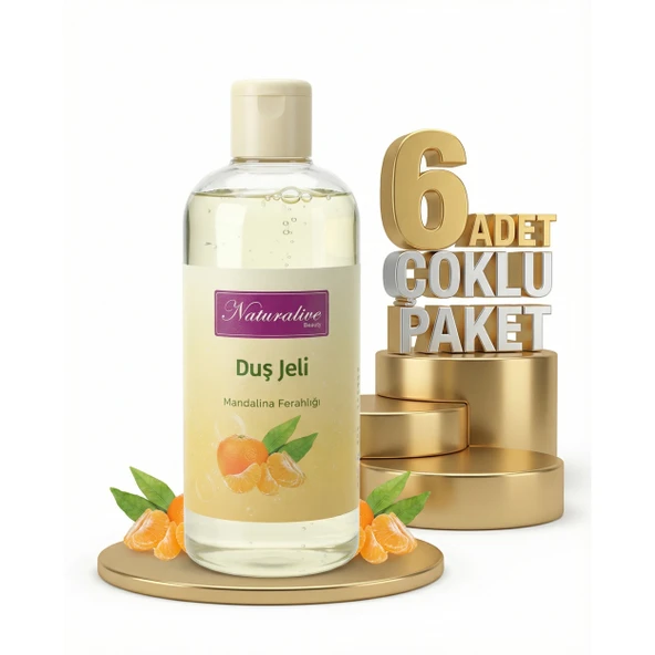 Naturalive Duş Jeli 6x500 Ml ürün görseli 1