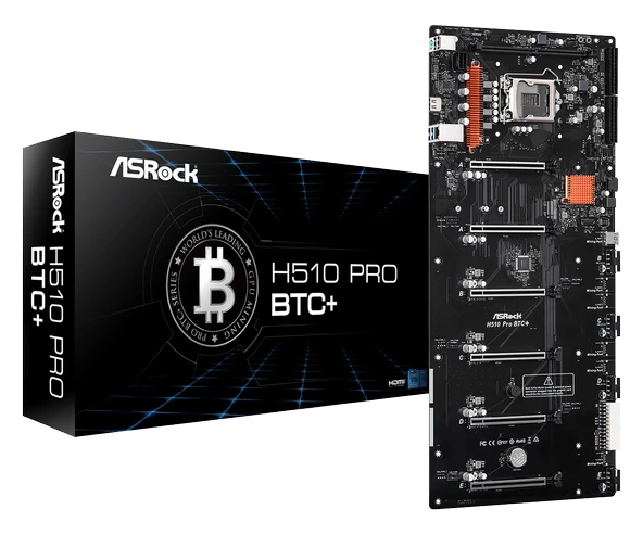 Asrock H510 Pro DDR4 Btc Intel C242 M.2 EX-ATX Anakart ürün görseli 1