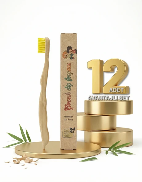 Naturalive Çocuk Diş Fırçası x12 ürün görseli 1